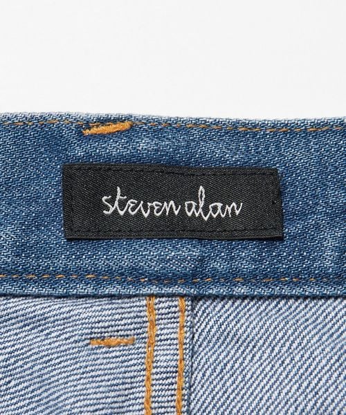 Steven Alan＞コットン デニム ストレート パンツ