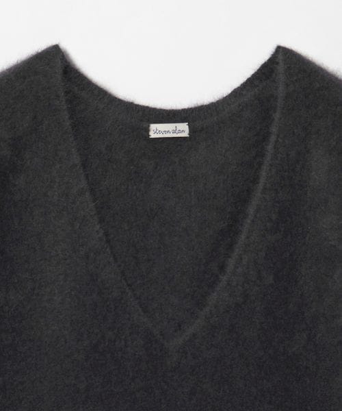 Steven Alan＞オーストラリアン ウール ミックス ニットベスト