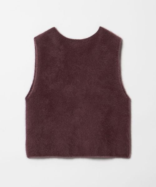 Steven Alan＞オーストラリアン ウール ミックス ニットベスト