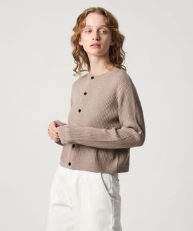steven alan/＜Steven Alan＞ウール リブ カーディガン/カーディガン / ボレロ