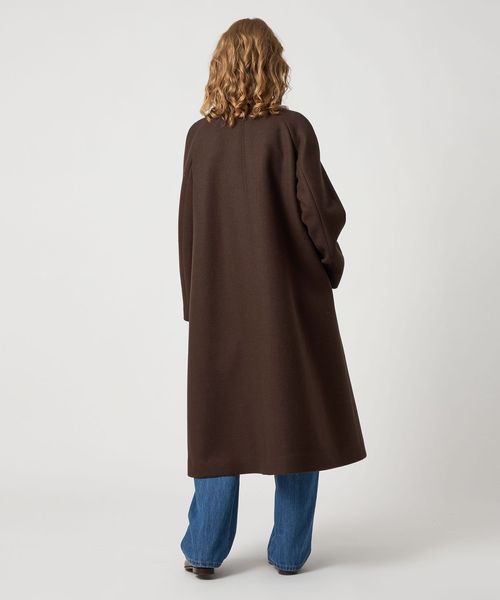 steven alan ウールコート 茶系／ユナイテッドアローズ Steven Alan＞ウール カシミヤ テント ロング コート