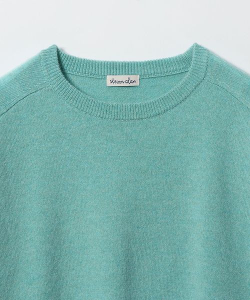【Steven Alan】サドルショルダー クルーネック ニット Steven Alan＞ サドルショルダー クルーネック ニット ―LOOSE