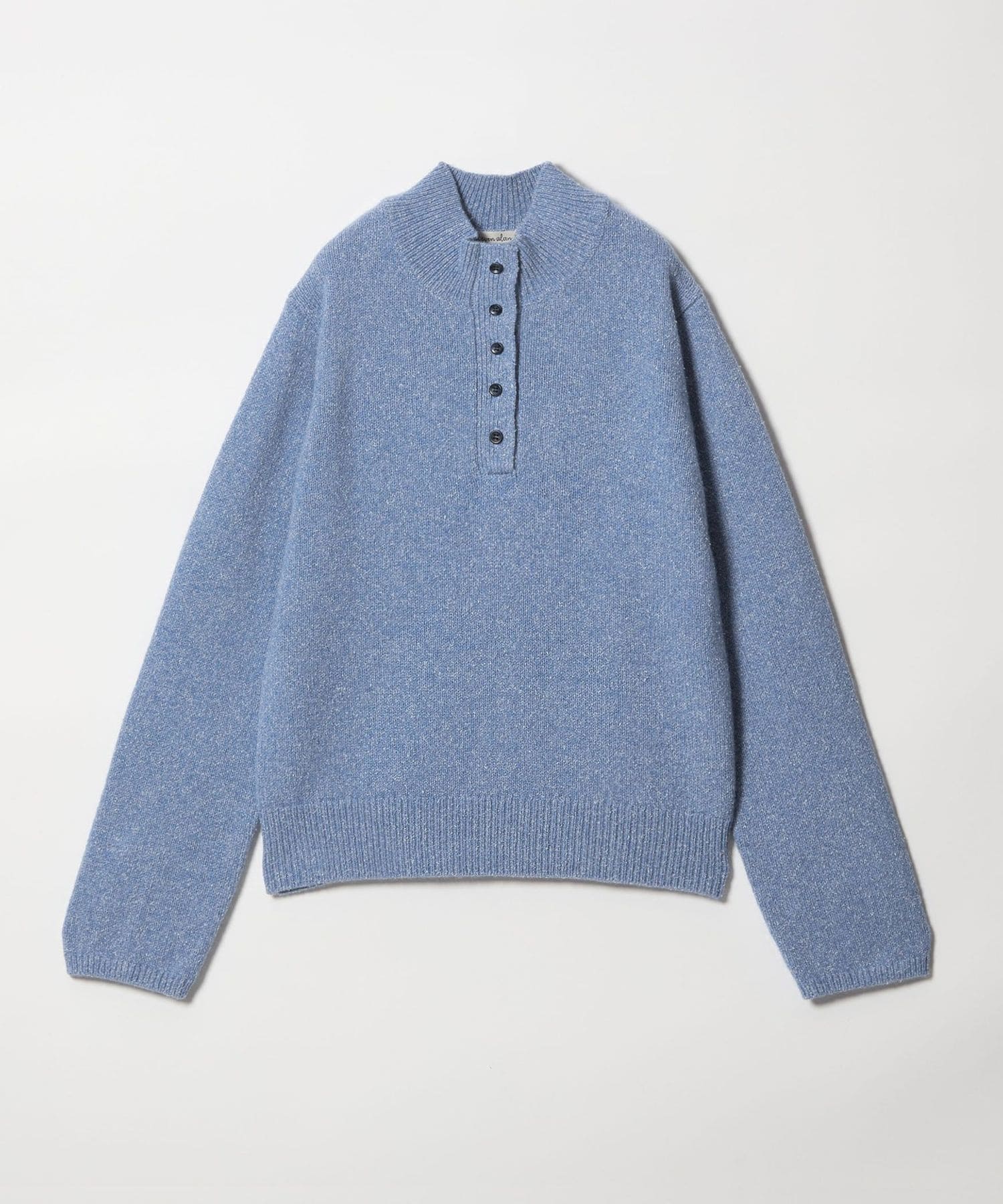 Steven Alan＞ウール シルク ヘンリーネック ニット