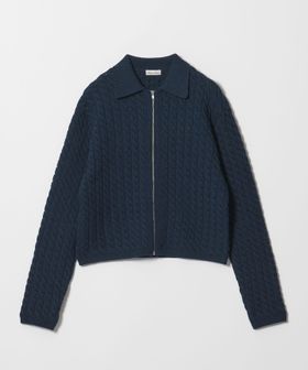 steven alan/＜Steven Alan＞コットン ケーブル ジップ カーディガン/カーディガン / ボレロ