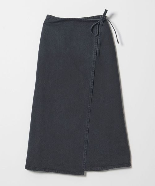 steven alan/＜Steven Alan＞コットン ラップ デニムスカート/ミモレ / ロング