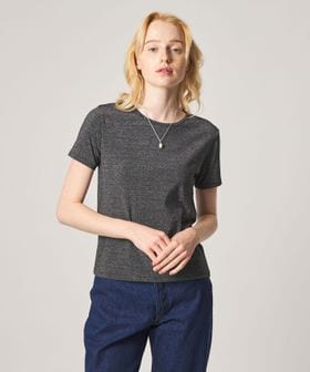 steven alan/＜Steven Alan＞ラメジャージー シェルタック プルオーバー/Tシャツ / カットソー