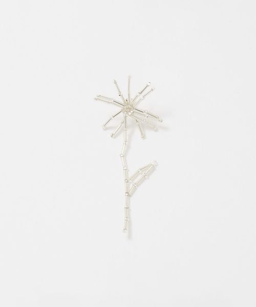 Pura Utz/＜Pura Utz＞SILVER COLOR DANDELION EAR STICK/シングルピアス/ピアス（片耳用）