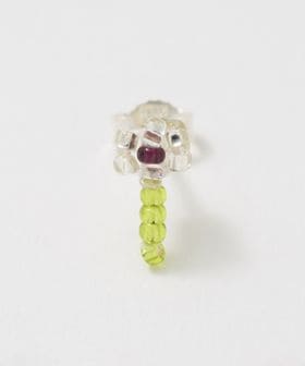 Pura Utz/＜Pura Utz＞GREEN FLOWER EAR STICK/シングルピアス/ピアス（片耳用）