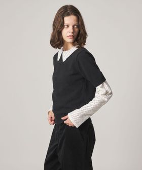 steven alan/＜Steven Alan＞ハーフスリーブ ニット プルオーバー/ニット / セーター