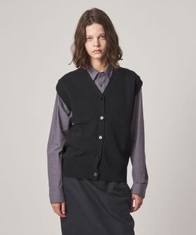 steven alan/＜Steven Alan＞コットン ナイロン Vネック ベスト/ニット / セーター