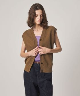 steven alan/＜Steven Alan＞コットン ナイロン Vネック ベスト/ニット / セーター