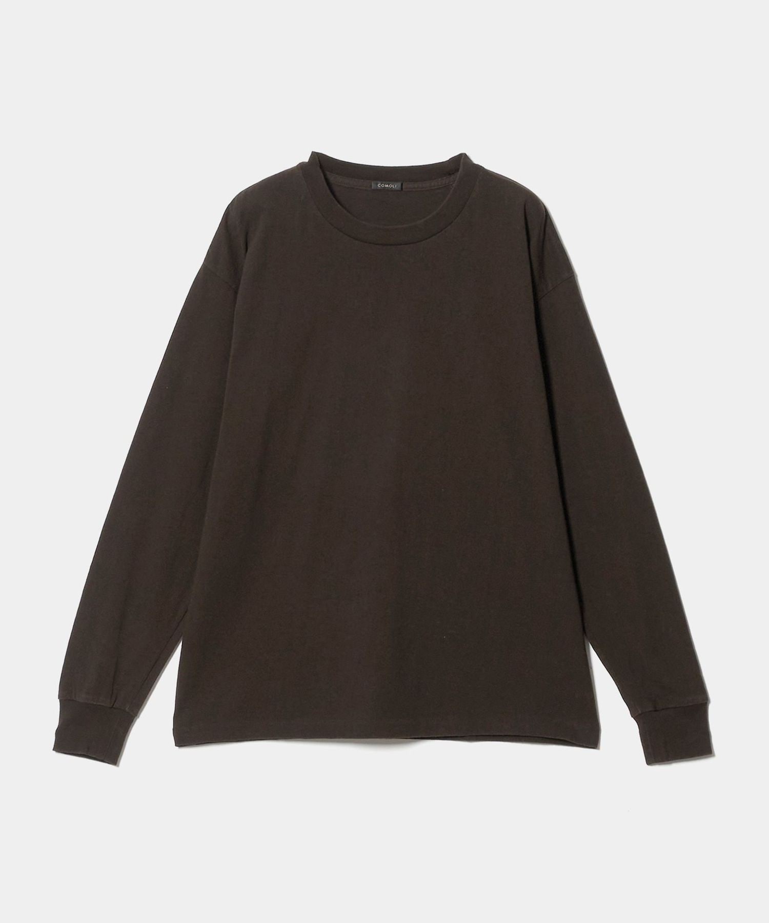 COMOLI＞COTTON LONGSLEEVE T―SHIRT/カットソー