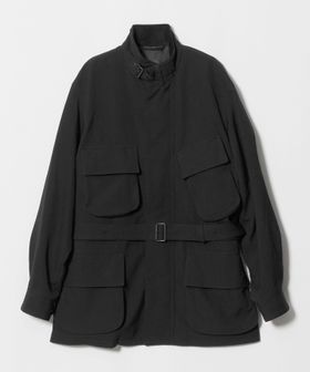 blurhms/＜blurhms＞GABARDINE DRAWSTRING RIDER’S JACKET/ジャケット/ミリタリージャケット
