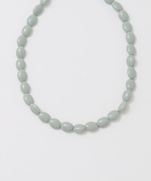 Toile/＜Toile＞GLASS BEADS NECKLACE LT.GRAY/ネックレス/ネックレス