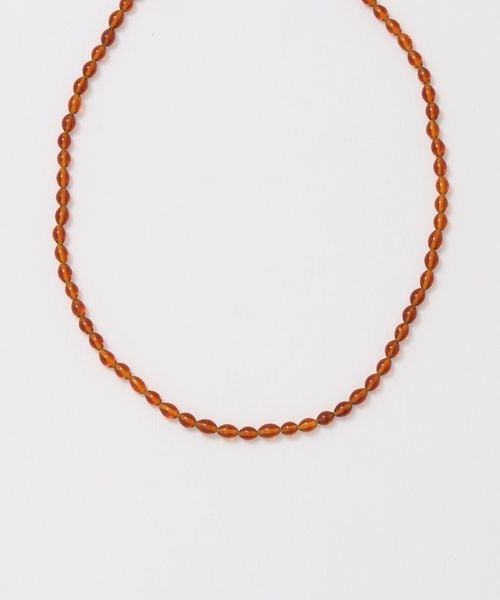 Toile/＜Toile＞GLASS BEADS NECKLACE BROWN/ネックレス/ネックレス