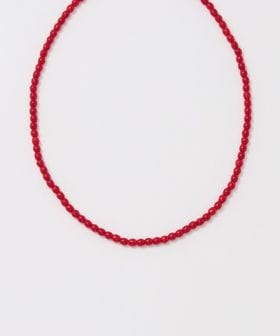 Toile/＜Toile＞GLASS BEADS NECKLACE RED/ネックレス/ネックレス
