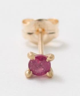 Toile/＜Toile＞RUBY STUD EARRING/シングルピアス/ピアス（片耳用）