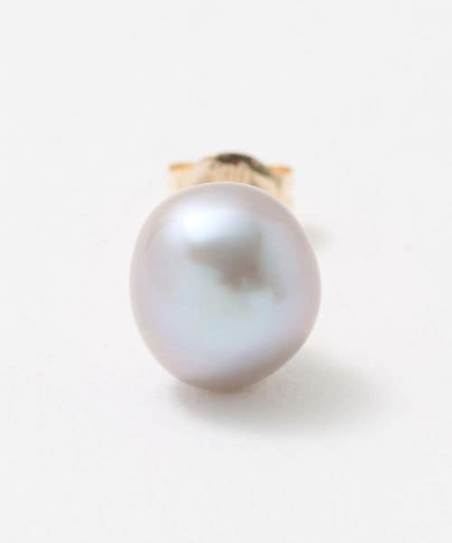 Toile/＜Toile＞ PEARL STUD EARRING  GRAY/シングルピアス/ピアス（片耳用）