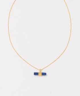 mounir/＜mounir＞T―BAR NECKLACE BLUE/ネックレス/ネックレス