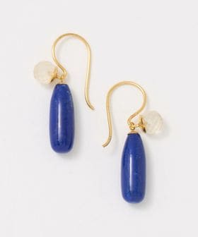 mounir/＜mounir＞TEARDROP EARRINGS BLUE/ピアス/ピアス（両耳用）