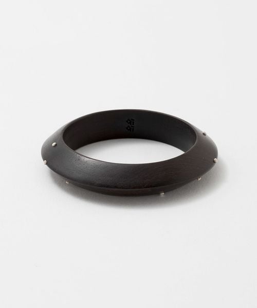 steven alan/＜qiqi＞EBONY and SILVER BANGLE S/バングル/ブレスレット / バングル