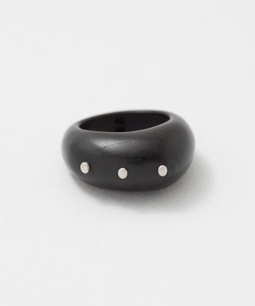 steven alan/＜qiqi＞EBONY and SILVER RING S/リング/リング