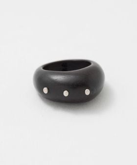 steven alan/＜qiqi＞EBONY and SILVER RING S/リング/リング