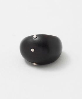 steven alan/＜qiqi＞EBONY and SILVER RING L/リング/リング