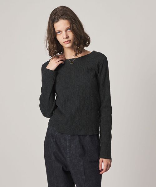 steven alan/＜Steven Alan＞シュリンクレース クルーネック プルオーバー/Tシャツ / カットソー