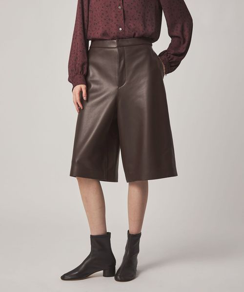 <Steven Alan>レザー ハーフパンツ