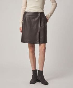steven alan/＜Steven Alan＞レザー ラップ ミニスカート/ミニ / ショート