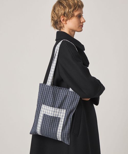 steven alan/＜Steven Alan＞チェック ポケット トートバッグ/トートバッグ