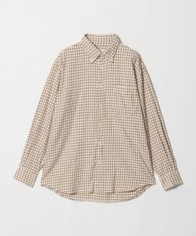 INDIVIDUALIZED SHIRTS/＜INDIVIDUALIZED SHIRTS × Steven Alan＞FLANNEL BD SHIRT OFF WHITE/シャツ/シャツ / ブラウス