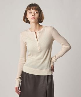 steven alan/＜Steven Alan＞ウール リブ ヘンリー プルオーバー/Tシャツ / カットソー