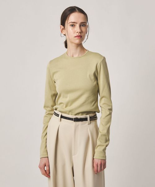 steven alan/＜Steven Alan＞コットン フライス ロングスリーブ プルオーバー/Tシャツ / カットソー