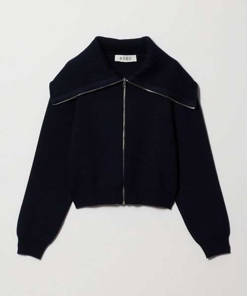 RÓHE/＜ROHE＞SAILOR ZIP CARDIGAN/カーディガン/カーディガン / ボレロ