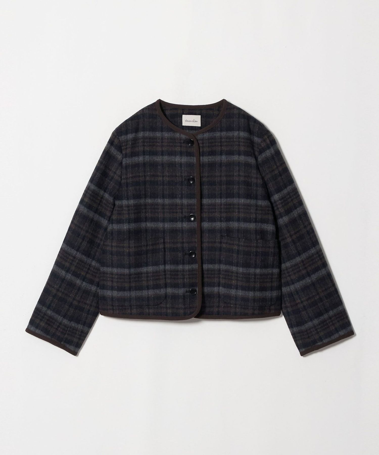 Steven Alan＞チェック ブルゾン