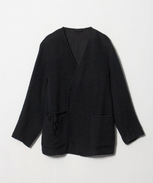 COMOLI/＜COMOLI＞SHAGGY NO COLLAR JACKET/ジャケット/ノーカラージャケット