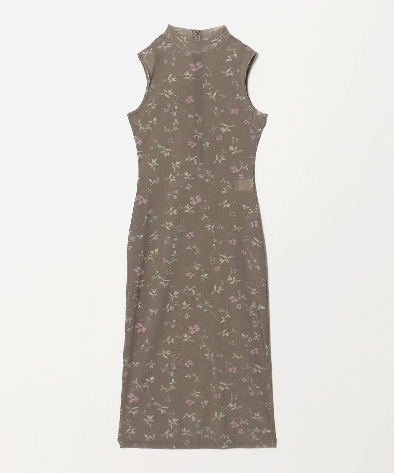 AMOMENTO＞FLORAL SLEEVELESS DRESS/ワンピース