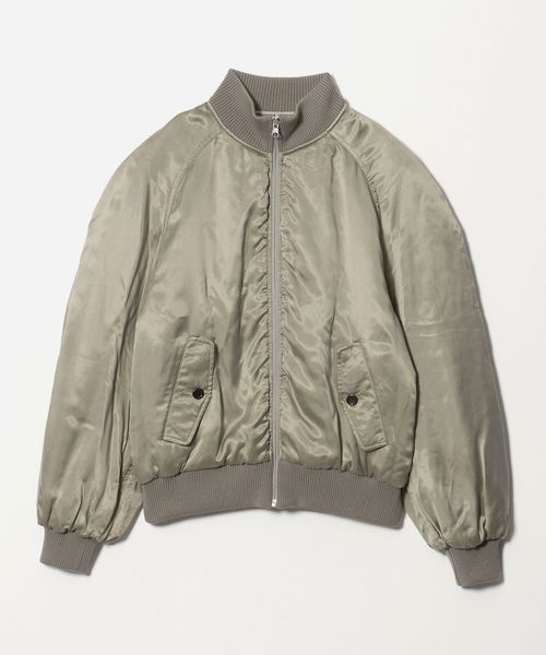 AMOMENTO/＜AMOMENTO＞RIBBED BLOUSON/ブルゾン/その他コート / ブルゾン