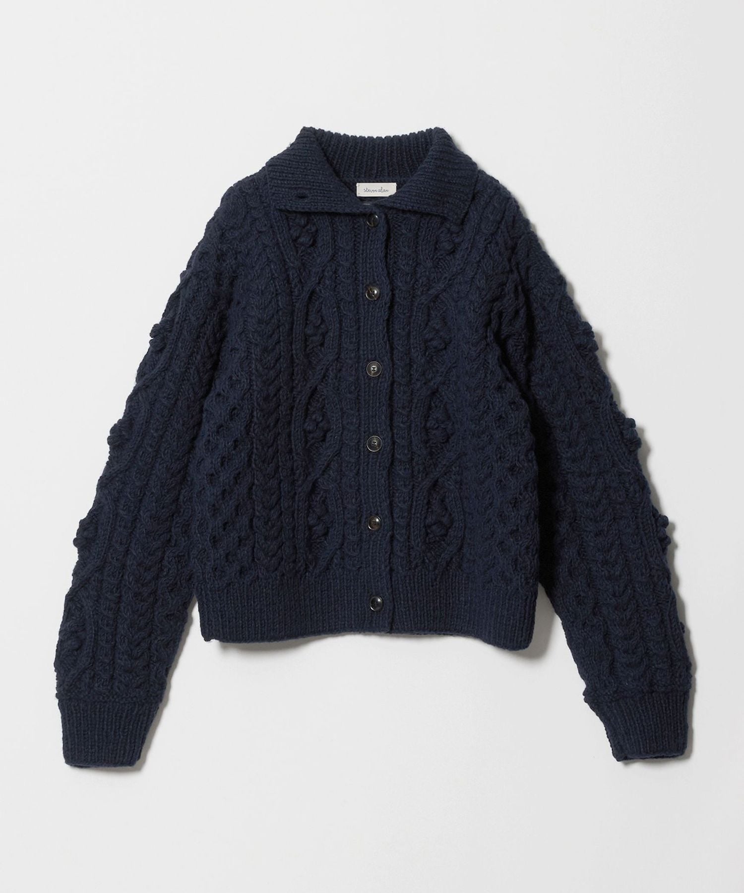 Steven Alan＞ハンド ケーブル ハイネック ニット