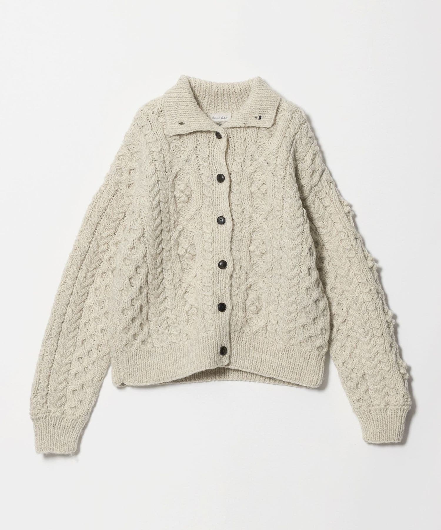 Steven Alan＞ハンド ケーブル ハイネック ニット