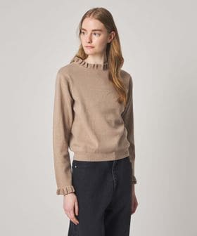 steven alan/＜Steven Alan＞コットン カシミヤ フリル ニット/ニット / セーター