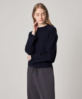 steven alan/＜Steven Alan＞コットン カシミヤ フリル ニット/ニット / セーター