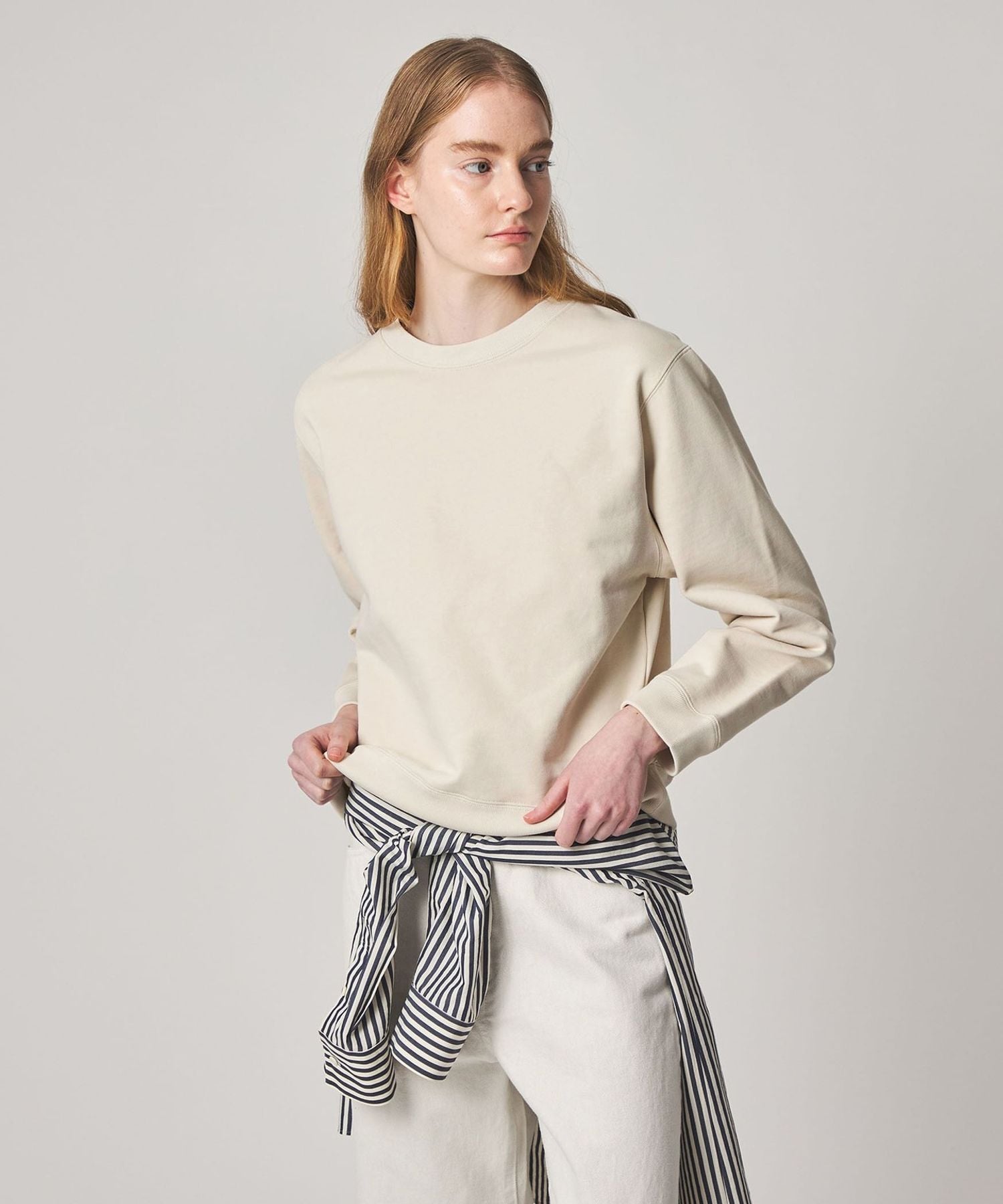 Steven Alan＞クリア スウェット プルオーバー