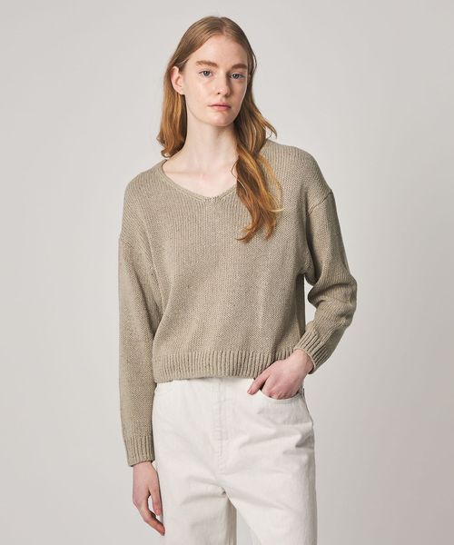 steven alan/＜Steven Alan＞コットン シルク Vネック ニット/ニット / セーター