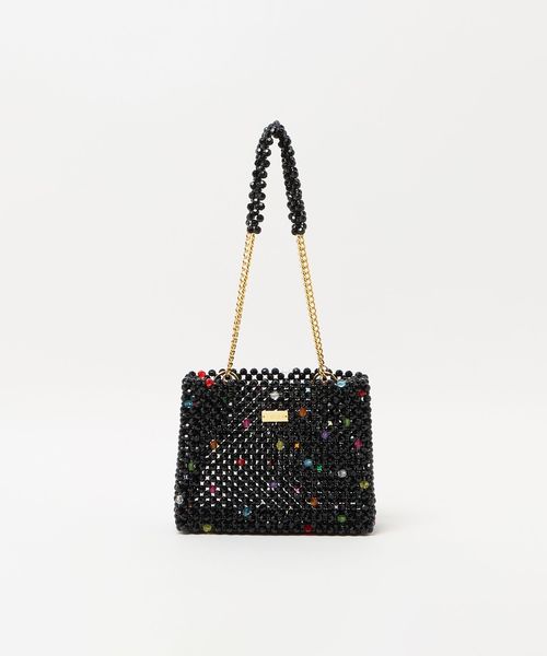 TOOS/＜TOOS × Steven Alan＞CHAIN HAND BAG BLACK/ハンドバッグ/ハンドバッグ / クラッチバッグ