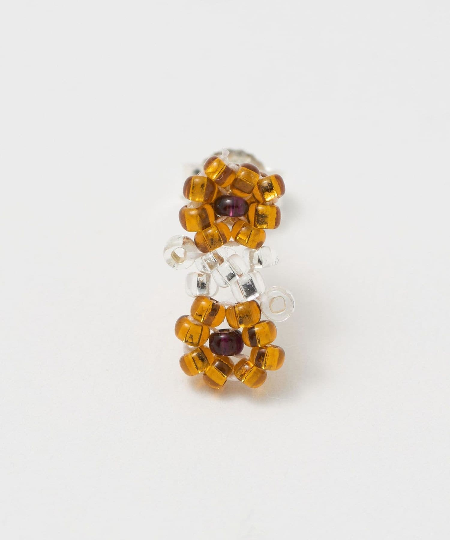 frank and easy × Steven Alan＞FLOWER STUDS EARRING/シングルピアス 
