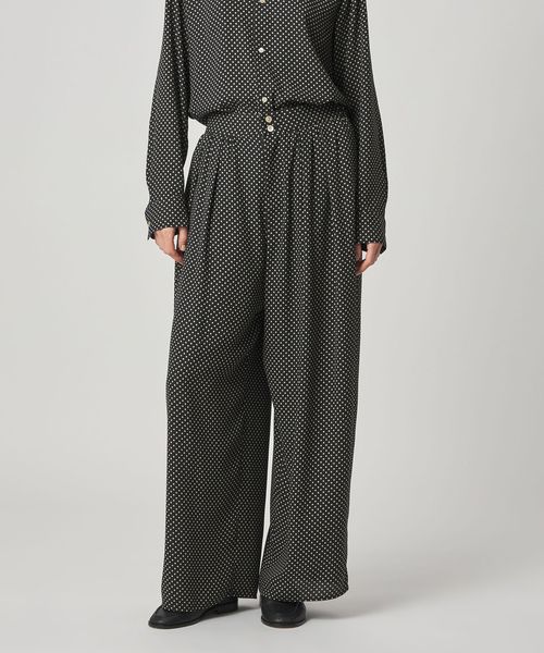 steven alan/＜Steven Alan＞ドット プリント ワイドパンツ/その他パンツ