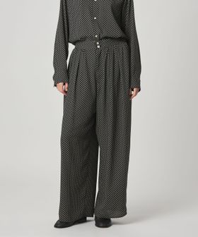 steven alan/＜Steven Alan＞ドット プリント ワイドパンツ/その他パンツ